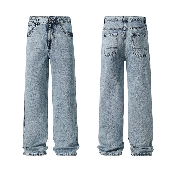 9911 Men's 12 OZ Vintage Salt Wash Relaxed Straight Jeans