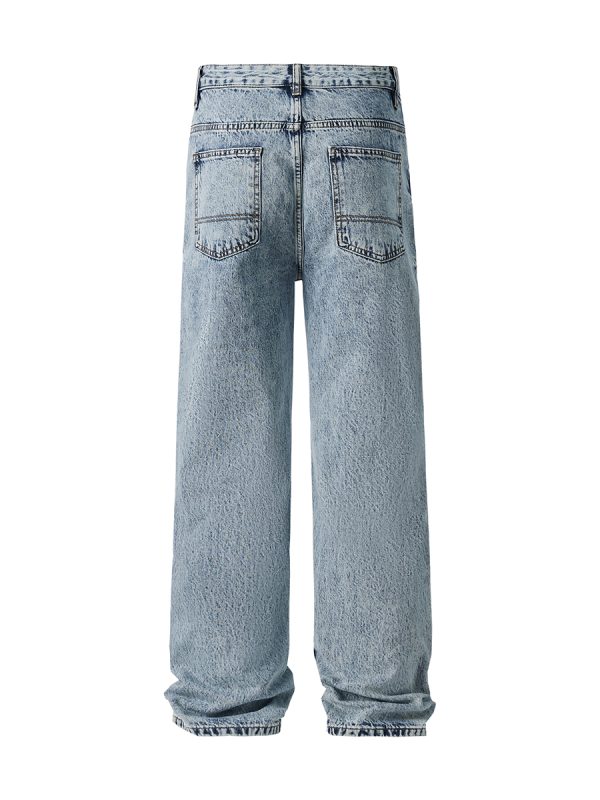 9911 Men's 12 OZ Vintage Salt Wash Relaxed Straight Jeans
