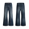Q215  Men's 14.5 OZ 100% Cotton Classic Five Pockets Bootcut Jeans