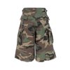 8494 Men's 9.8 OZ 100% Cotton Baggy Military Ripstop Camo Cargo Cropped Capri Pants