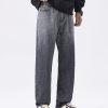 Men's 13.5 OZ Enzyme Stone Ombré Wash Regular Straight Jeans