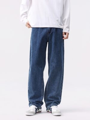 1787939576140383.jpg 6823 Men's 11.8 OZ Cleanfit Stone Wash Relaxed Straight Jeans