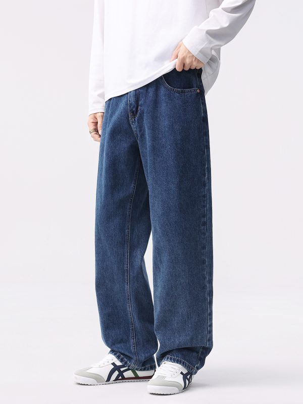 6823 Men's 11.8 OZ Cleanfit Stone Wash Relaxed Straight Jeans