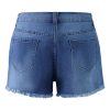 1788127997533659.jpg Women's 10.8 OZ High Rise Ripped Distressed Raw Hem Denim Shorts
