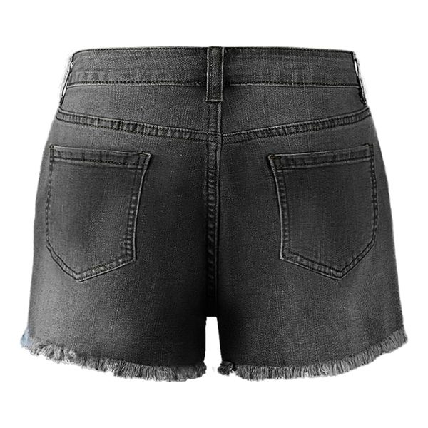 1788128168238257.jpg Women's 10.8 OZ High Rise Ripped Distressed Raw Hem Denim Shorts