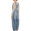 Women's 12.5 OZ Workwear Cropped Ankle‑length Barrel Overalls