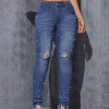 1788168690717319.png D-064 Women's 10.8 OZ Y2K All‑over Pearl Studs High Rise Ankle Length Cropped Skinny Jeans