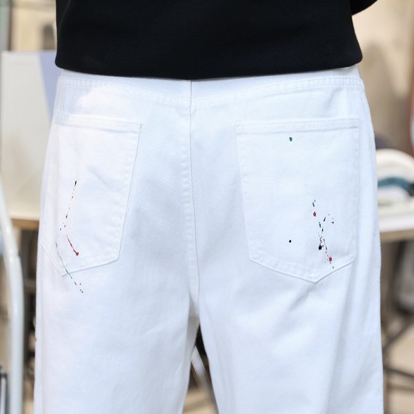 1788599632694588.jpg H3716 Men's 10.6 OZ Wide Leg Raw White Jeans