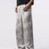 BY490 Men's 12.8 OZ Grunge Marble Tie Dye Wash Wide Leg Jeans