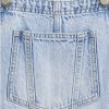10.5 OZ Big Girls 70s Hippie Vintage Workwear Cargo Overalls