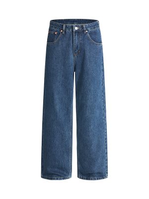 1788835078330612.jpg 6823 Men's 11.8 OZ Cleanfit Stone Wash Relaxed Straight Jeans