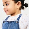 1788963960512969.jpg Baby Girls 9 OZ Lyocell Bib Denim Overalls