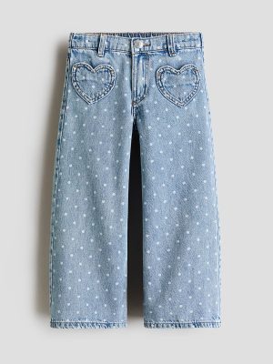 HMKD019  Loose-Fit Wide-Leg Jeans  Cotton 100%  2-8