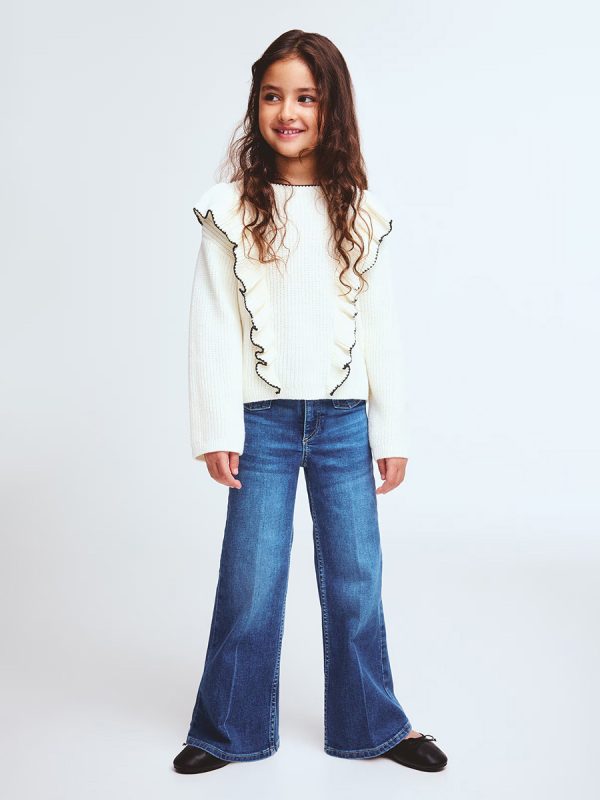 1789053658531259.jpg HMKD024 Wide-Leg Jeans Cotton 78%, Polyester 21%, Spandex 1% 2-8
