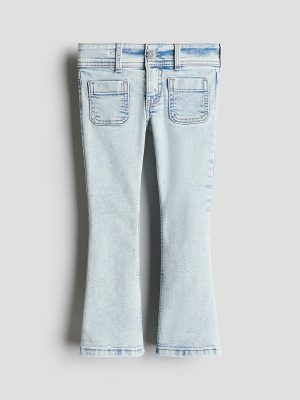 HMKD025  Superstretch Flared Leg Jeans  Cotton 79%, Polyester 20%, Spandex 1%  Embroidered-Motif  2-