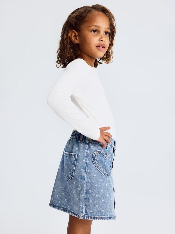 1789054399761281.jpg HMKD027 A-Line Denim Skirt Cotton 100% 2-8