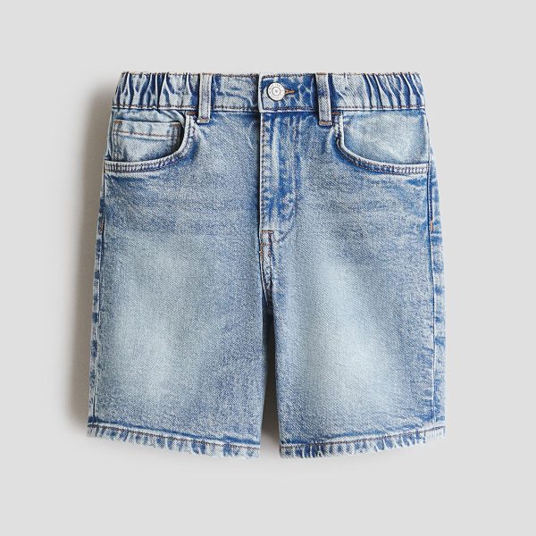 1789054554886929.jpg HMKD028 Relaxed-Fit Denim Shorts Cotton 99%, Spandex 1% 2-8