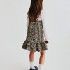 HMKD031  Bow-Detail Denim Dress  Cotton 100%   2-8
