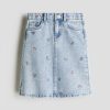 1789056938152372.jpg HMKD041 Embroidered-Detail Denim Skirt Cotton 100% 2-8