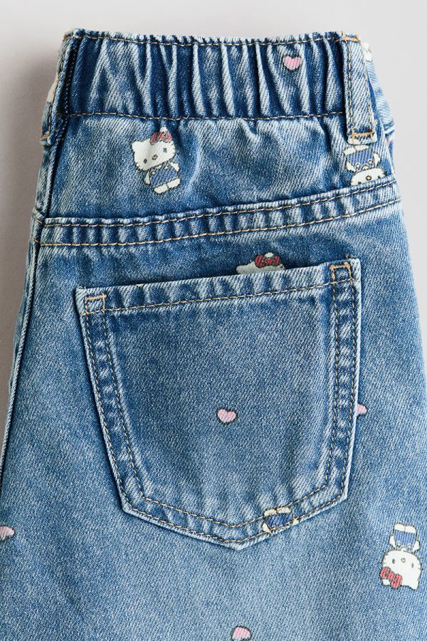 HMKD082  Printed Denim Jacket  Cotton 100%  2-8