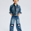 HMKD082  Printed Denim Jacket  Cotton 100%  2-8