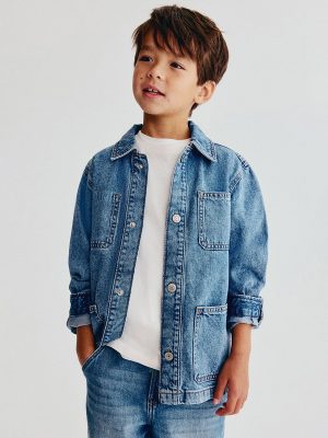 HMKD050  Cotton Denim Overshirt  Cotton 100%  2-8