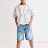 HMKD029  Loose-Fit Denim Shorts  100% Cotton  2-8
