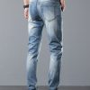 5107  Men's 10.8 OZ Vintage Destroyed Wash Ripped Distressed Skinny Jeans