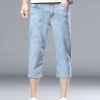 894  Men's 10.8 OZ Stretch Slim Fit Denim 7/10 Length Capris Jeans