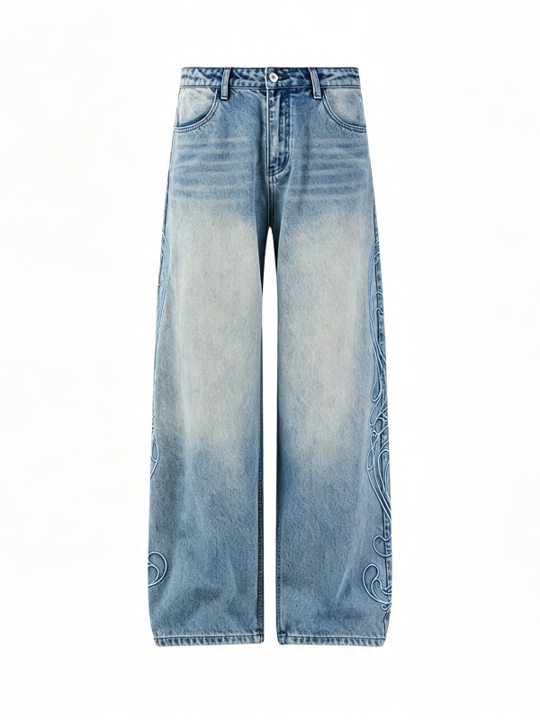 1790149644425049.png EMBD002 Men's 15 OZ 3D Raised Cord Embroidery Wide Leg Jeans