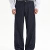 1790215923684445.jpg DK3057 Men's 12 OZ Dark Blue Black Raw Denim Relaxed Straight Jeans