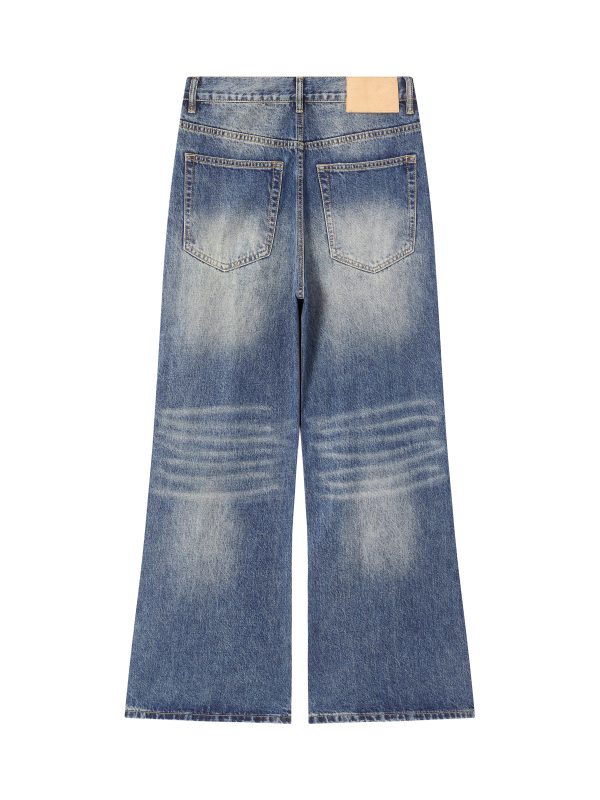 1790222380222820.jpg DL3111 Men's 12.2 OZ Vintage Faded Wash Bootcut Jeans