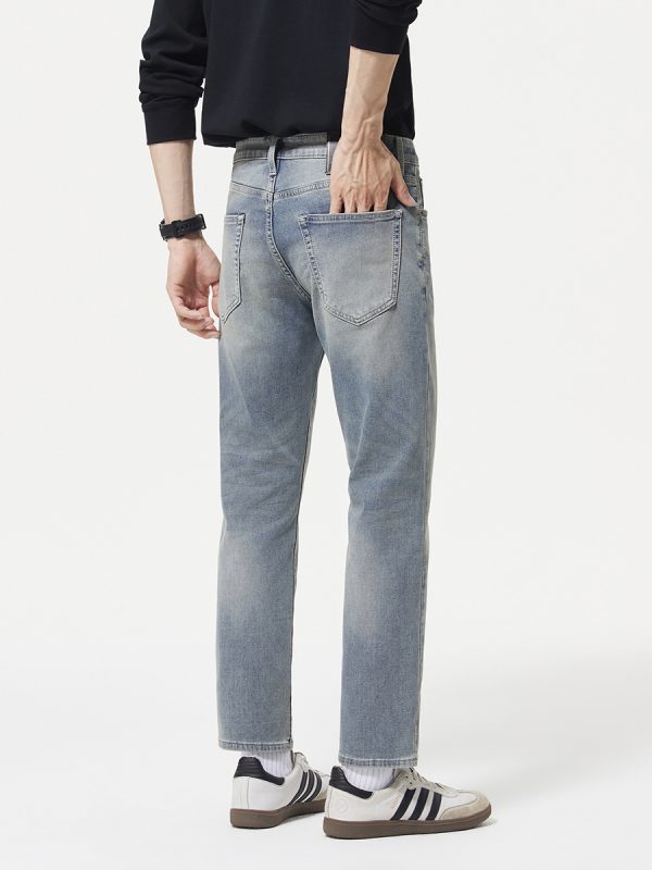 1790370539379679.jpg 5001 Men's 10.8 OZ Stretch Slim Straight 9/10 Ankle Length Jeans