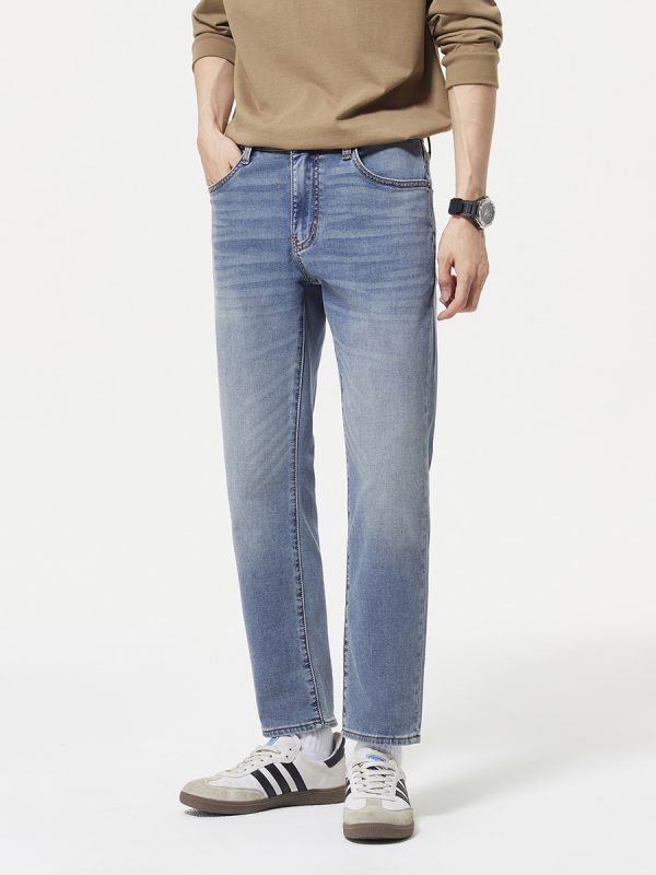 5003  Men's 10.8 OZ Stretch Slim Straight Ankle Length Jeans