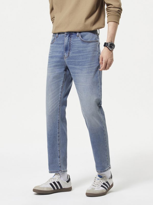 5003  Men's 10.8 OZ Stretch Slim Straight Ankle Length Jeans