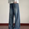 LL693R1  Men's 11 OZ Elastic Waist Winter Fox Fleece Lined Jeans