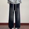 LL693R1  Men's 11 OZ Elastic Waist Winter Fox Fleece Lined Jeans