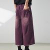 721  Men's Dyed Back‑half Elastic Waistband 8/10 Length Cropped Jeans